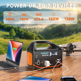 Bailibatt 600W 293Wh Portable Power Station – Lithium Battery Generator