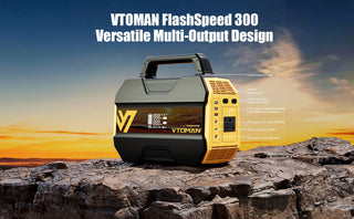 VTOMAN FlashSpeed 300 + 110W panel – 230Wh LiFePO4 Portable Power Station