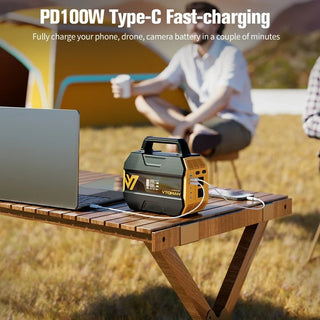 VTOMAN FlashSpeed 300 + 110W panel – 230Wh LiFePO4 Portable Power Station