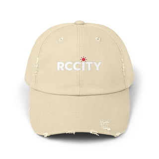 Beige cap with 'RCCITY' logo - RC city
