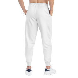 White sweatpants worn by a person o- RC city