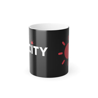 Black mug with 'CITY' printed - RC city
