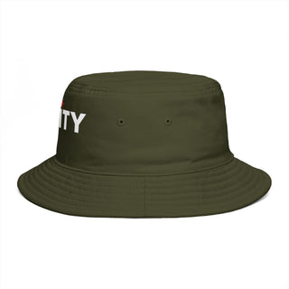 Green bucket hat with 'UNITY'- RC city