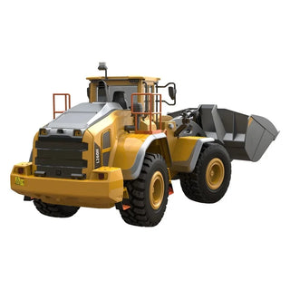 1/16 scale RC wheel loader back view angled
