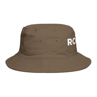 Brown bucket hat with 'RC' logo - RC city