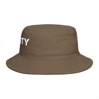 Brown bucket hat with 'UNITY' - RC city