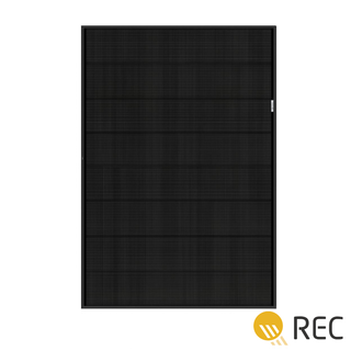 REC 460AA Pure-RX 460W bifacial solar panel front view
