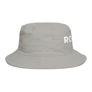 Gray bucket hat with 'RC' logo- RC city