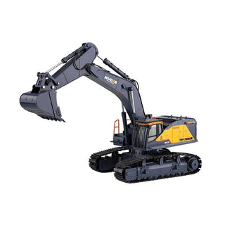 1:14 Scale RC Wheel Loader - Remote Control Front End Loader with Bucket Lift Tilt Push Lights and Sounds