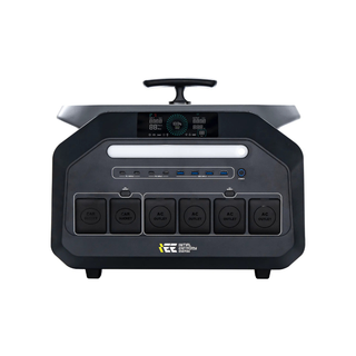 IEETek P3200 portable power station front view 3200W LiFePO4 solar generator