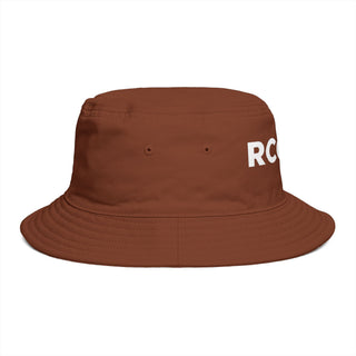 Brown bucket hat with 'RC' logo - RC city