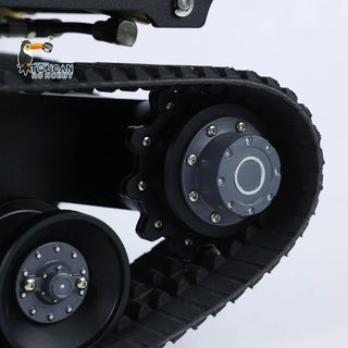 1:14 Scale RC Hydraulic Crawler Dump Truck - Tracked Remote Control Digger with Full Metal Hydraulic Arm Bucket Rotation Lights and Sounds