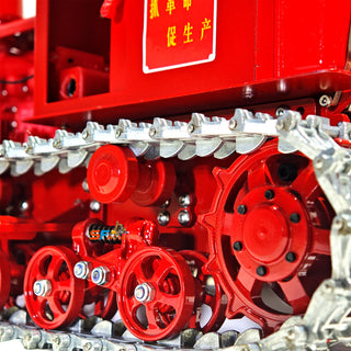 1/12 Scale RC Hydraulic Crawler Excavator Heavy Duty - Tracked Remote Control Construction Dozer with Metal Hydraulic Blade Lift Tilt LED Lights and Realistic Sounds