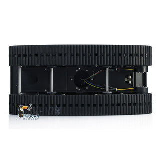 1:14 Scale RC Hydraulic Crawler Dump Truck - Tracked Remote Control Digger with Full Metal Hydraulic Arm Bucket Rotation Lights and Sounds