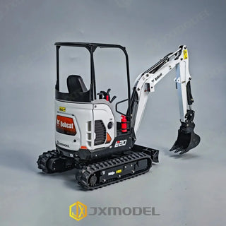 1"14 Scale RC Hydraulic Excavator - Remote Control Tracked Digger with Full Metal Hydraulic Functions Lights and Sounds