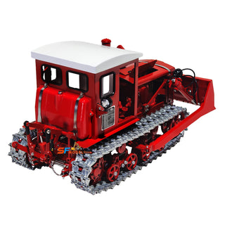 1/12 Scale RC Hydraulic Crawler Excavator Heavy Duty - Tracked Remote Control Construction Dozer with Metal Hydraulic Blade Lift Tilt LED Lights and Realistic Sounds