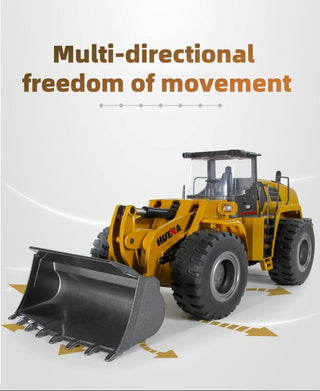 HUINA 1583 RC Loader Action Shot – Forward Backward and Steering