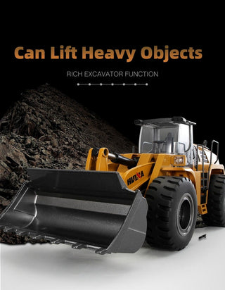 HUINA 1583 RC Wheel Loader Lifting Load – Heavy Duty RC Vehicle