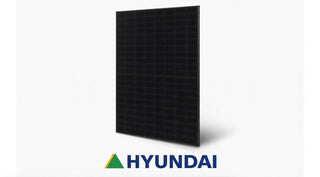 Hyundai Solar 440W N-Type Bifacial Solar Panel - HiN-T440NF(BK) - pallet of 36