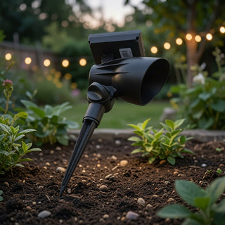 RC CITY 50 Lumen Solar Stake Light | Solar Powered Garden & Pathway Light